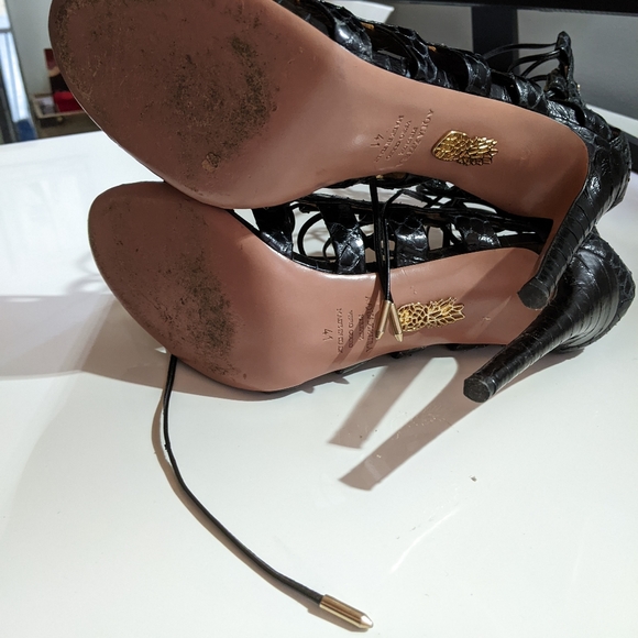 Aquazurra Amazon Heels Size 41 - Picture 6 of 11